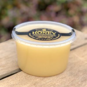 tub of creamed honey