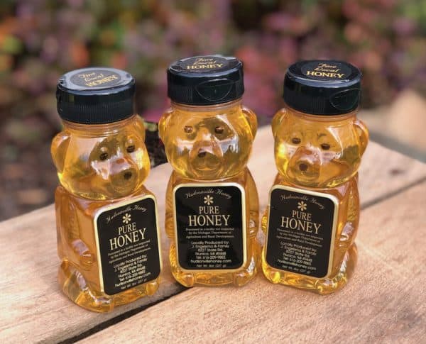 Three 8oz honey bears