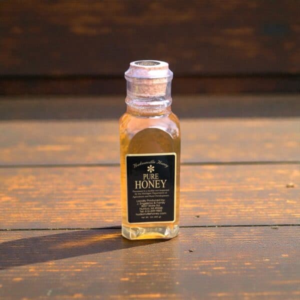 Pure Raw Comb Honey in Vintage Wood Section | Hudsonville Honey