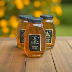 Raw Michigan Wildflower Honey - 32oz Jar (3 Pack)
