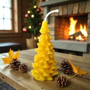 christmas tree candle