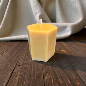 hexagonal candle